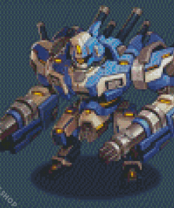 Robot Mecha Diamond Paintings