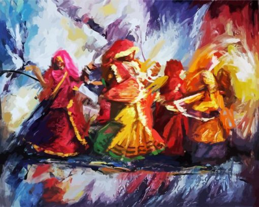 Indian Dancing Diamond Paintings