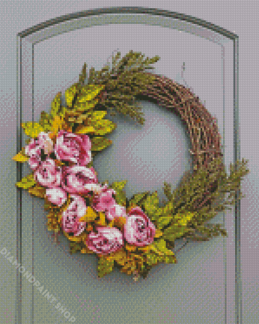 Door Wreaths Diamond Paintings