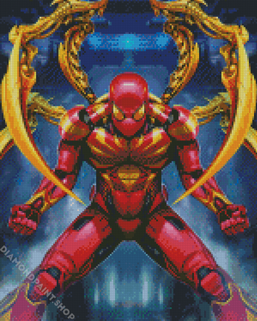 Iron Spider Man Diamond Paintings