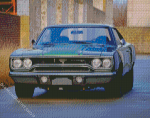 Plymouth Roadrunner Car Diamond Paintings