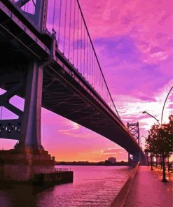 Benjamin Franklin Bridge Art Diamond Paintings