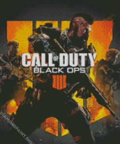 Black Ops Poster Diamond Paintings