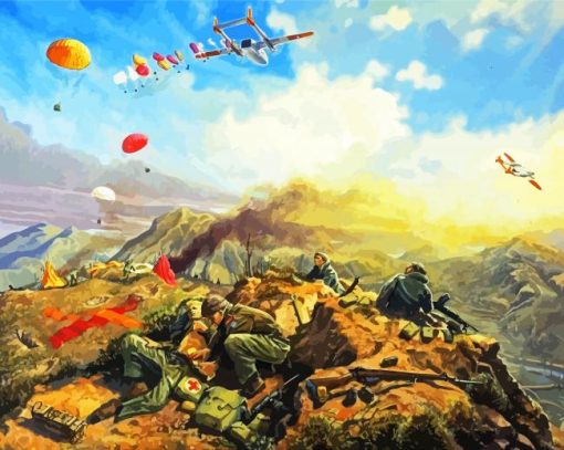 CDN Military War Diamond Paintings