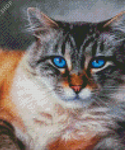 Cute Cat Pastel Diamond Paintings