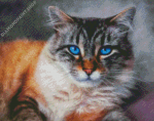 Cute Cat Pastel Diamond Paintings