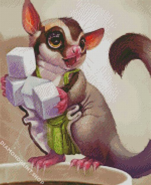 Cute Sugar Glider Art Diamond Paintings