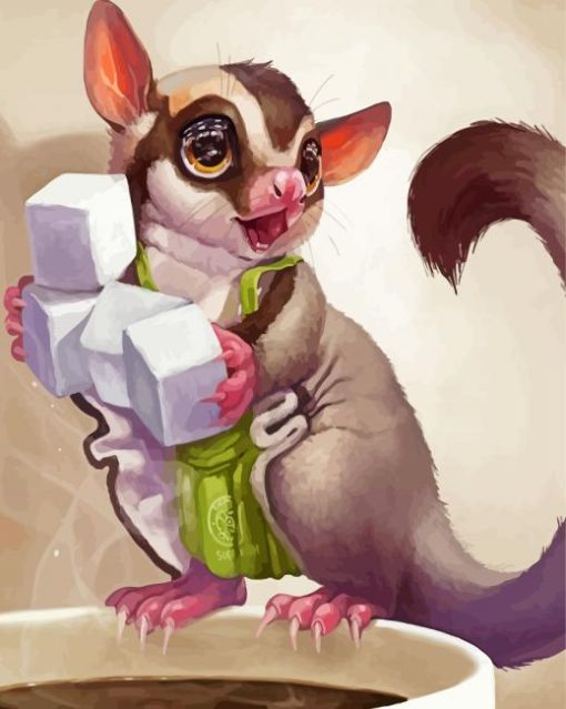 Cute Sugar Glider Art Diamond Paintings