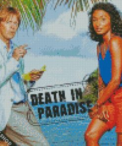 Death In Paradise Poster Diamond Paintings