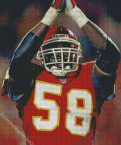 Derrick Thomas Player Diamond Paintings