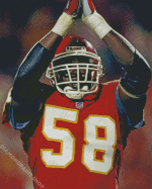 Derrick Thomas Player Diamond Paintings