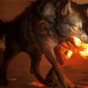 Fire Wolf Art Diamond Paintings