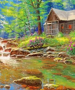 Fishing Cabin Diamond Paintings