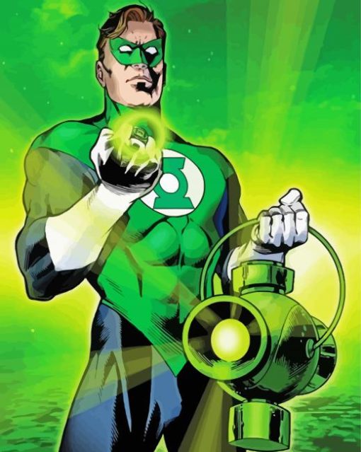 Green Lantern Diamond Paintings