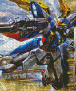 Gundam Wing Robot Diamond Paintings