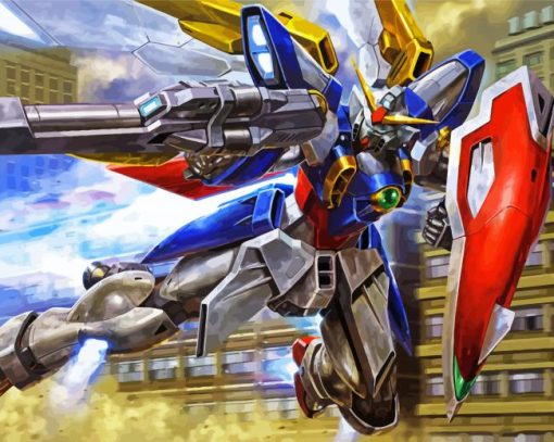 Gundam Wing Robot Diamond Paintings