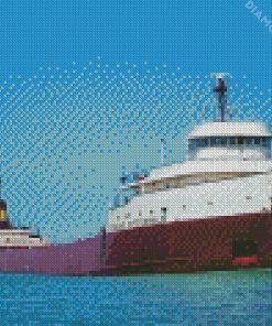 Edmund Fitzgerald In Sea Diamond Paintings