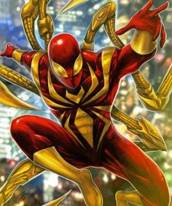 Red Iron Spider Diamond Paintings