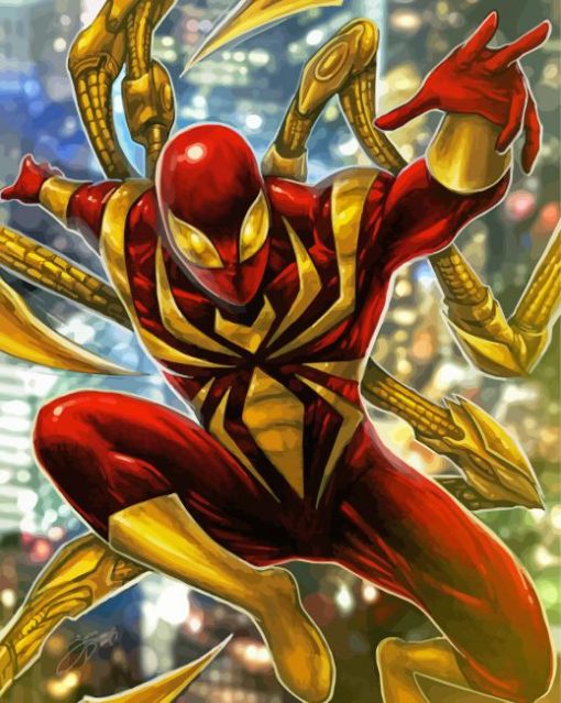 Red Iron Spider Diamond Paintings