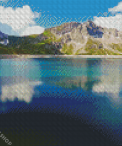 Lunersee Lake Diamond Paintings