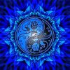 Blue Mandala Yin Yang Diamond Paintings