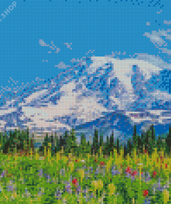 Mountain Rainier Diamond Paintings