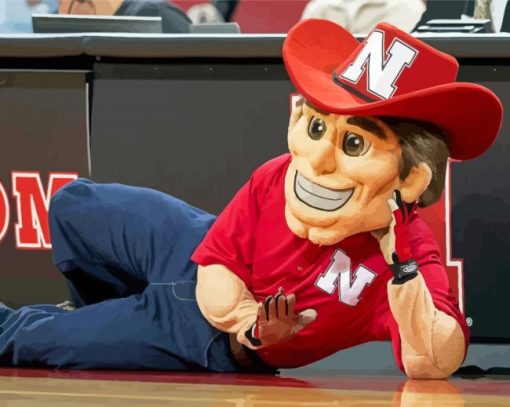 Nebraska Huskers Mascot Diamond Paintings