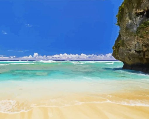 Niue Island Beach Diamond Paintings