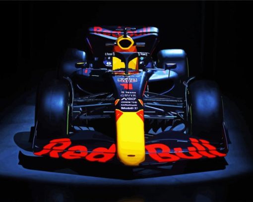 Red Bull Race Car Diamond Paintings