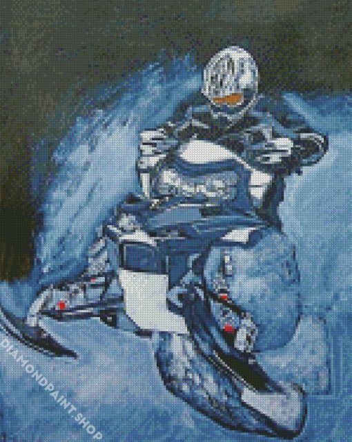 Snowmobile Art Diamond Paintings