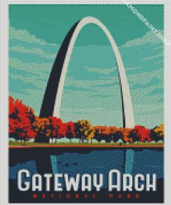 St Louis Missouri Poster Diamond Paintings