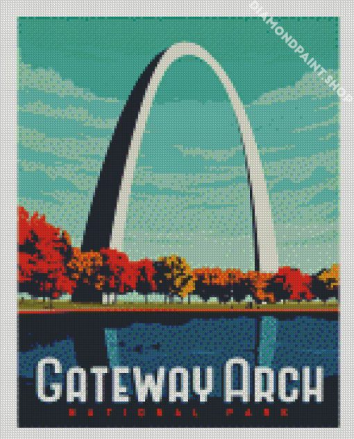 St Louis Missouri Poster Diamond Paintings