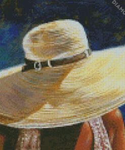 Straw Hat Diamond Paintings