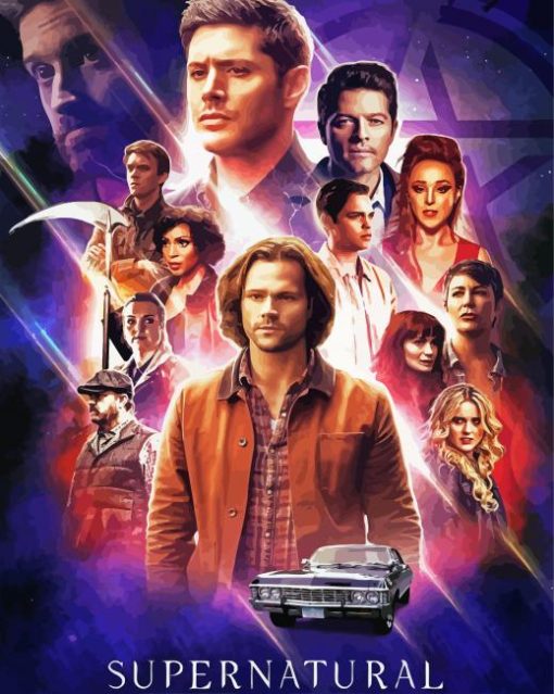 Supernatural Poster Diamond Paintings