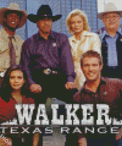 Walker Texas Ranger Poster Diamond Paintings