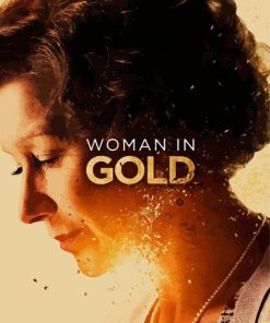 Woman In Gold Poster Diamond Paintings