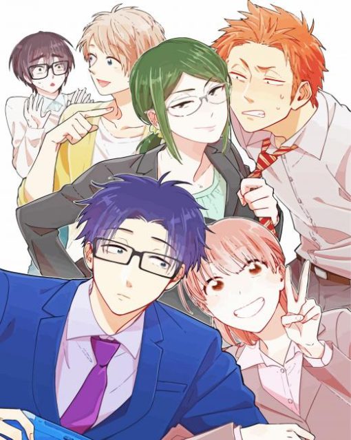 Wotakoi Characters Diamond Paintings