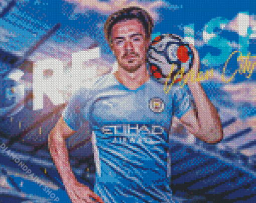 Jack Grealish Player Diamond Paintings