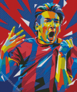 Artistic Messi Diamond Paintings