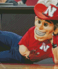 Nebraska Huskers Mascot Diamond Paintings