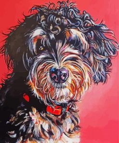 Bernedoodle Art Diamond Paintings