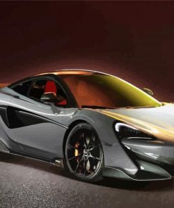 Grey Mclaren Car Diamond Paintings