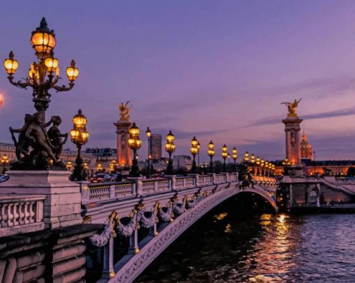 Bridge At Night Diamond Paintings