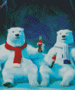 Coca Cola Bears Diamond Paintings