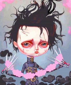 Cute Edward Scissorhands Diamond Paintings