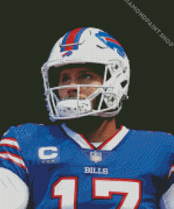 Josh Allen Player Diamond Paintings