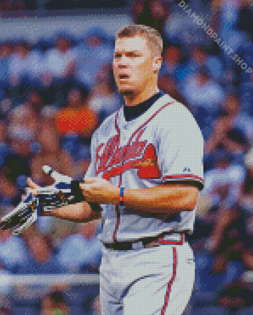 Chipper Jones Player Diamond Paintings