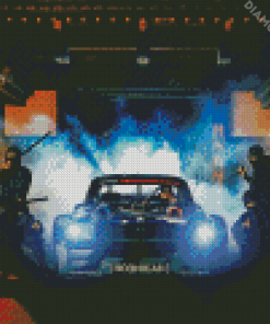 Hoonicorn Car And Ninja Diamond Paintings