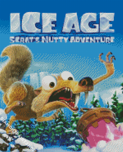 Ice Age Scrats Nutty Adventure Diamond Paintings