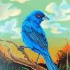 Indigo Bunting Bird Diamond Paintings